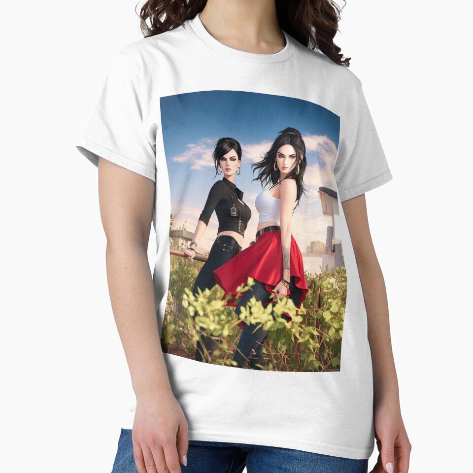 Lovely artwork featuring trendy fashionable glamorous women by Vintage Designs +