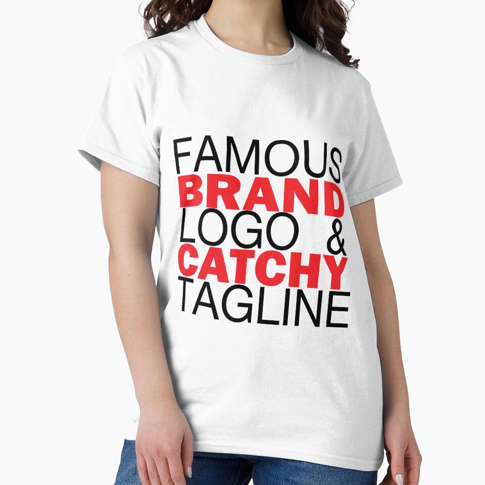 FAMOUS BRAND LOGO AND CATCHY TAGLINE by vazhreloaded