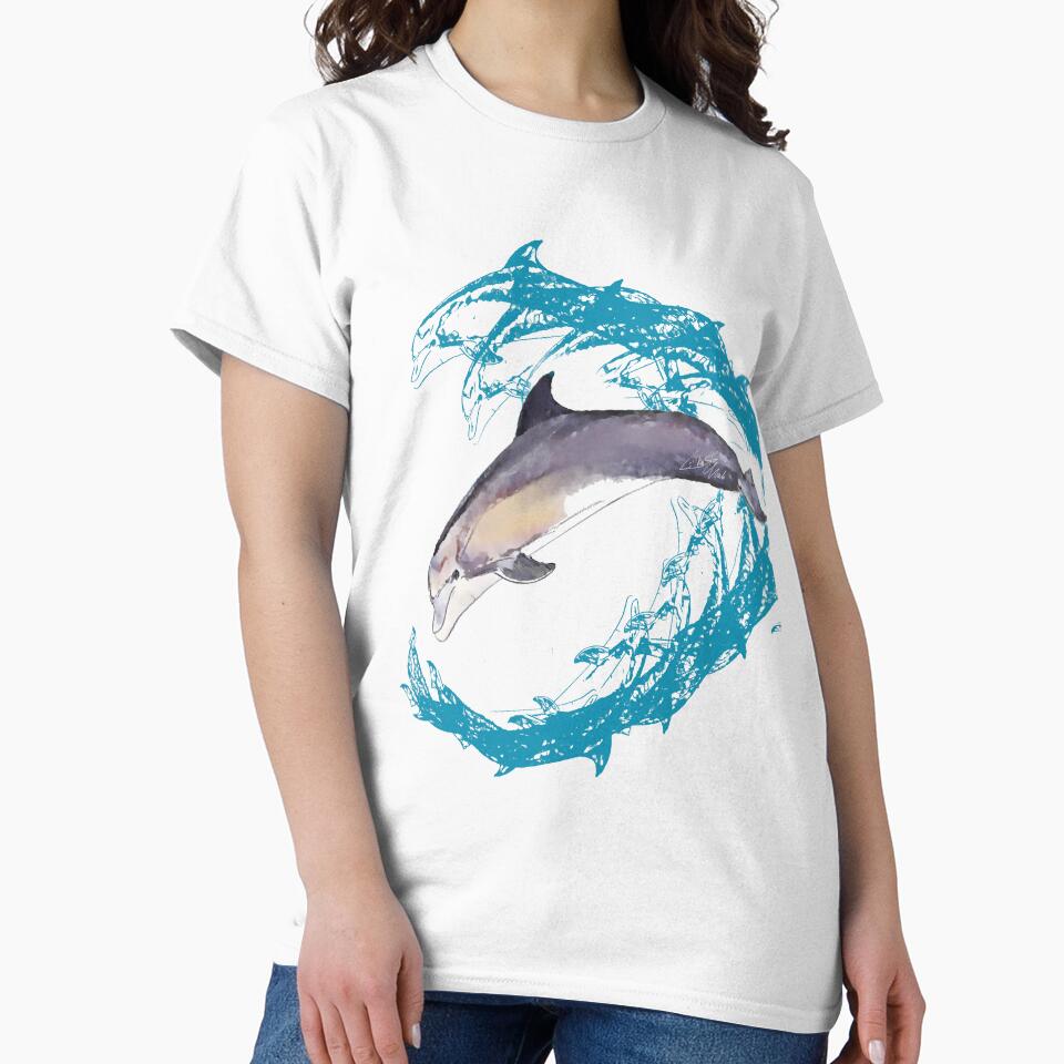 Dolphin pod by Manalopangaea