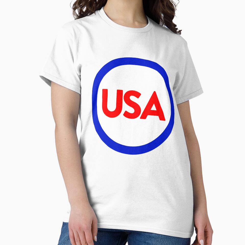 USA Retro Logo ~ American USA Proud by StrangeStreet