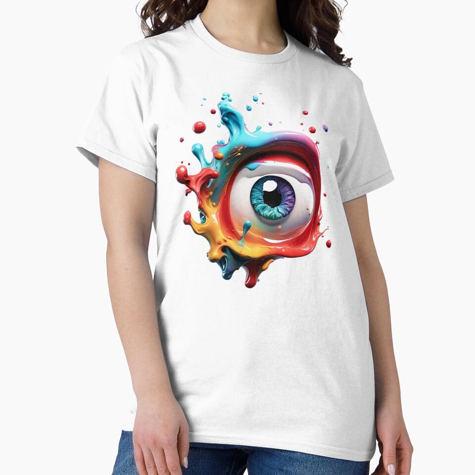 Blue Eye - fluidwatercolor blue purple by fluidwatercolor