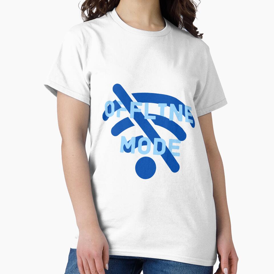 Offline Mode – Disconnect Tee by Lyealy-alayed