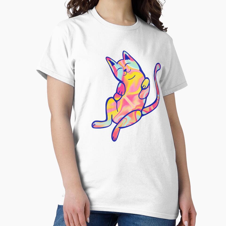 Tie dye kitty by Fern&Lantern