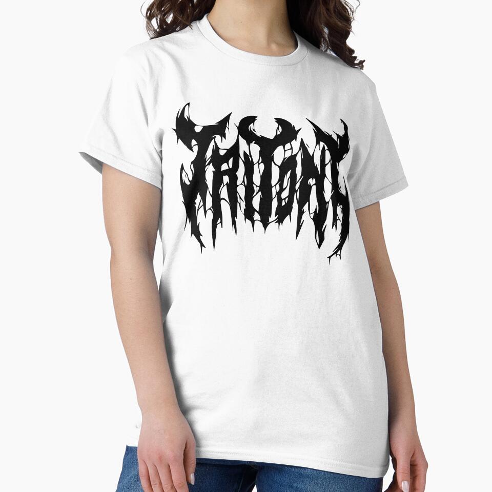 tritone | metal style logo black by iep1000