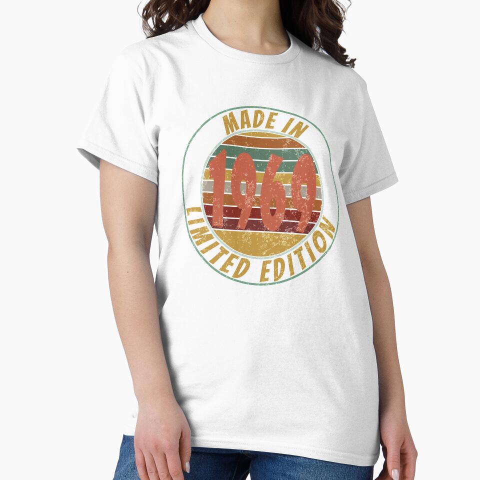 Made In 1969 Limited Edition Retro Vintage by Qudkin
