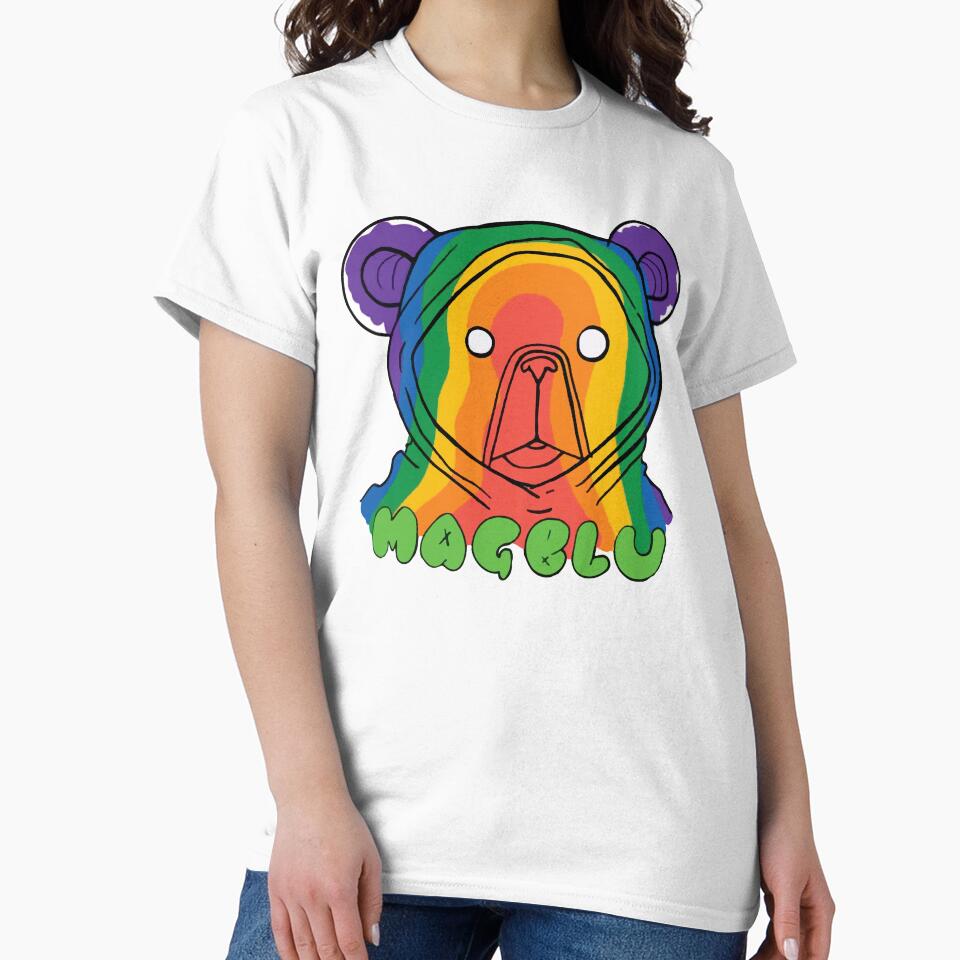 Rainbow Bear Stare by MagbluStudio