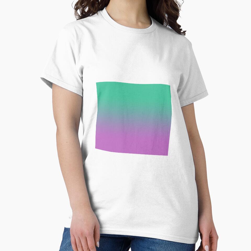 RETRO - Minimalist Green to Purple Gradient Ombre by GRDNT