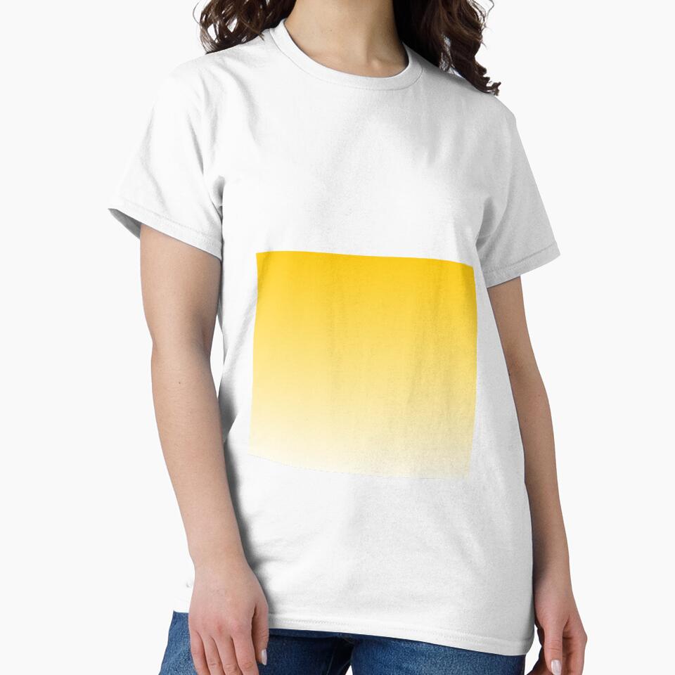 GOLDEN TIME - Aesthetic Minimalist Golden Yellow to White Gradient Ombre by GRDNT