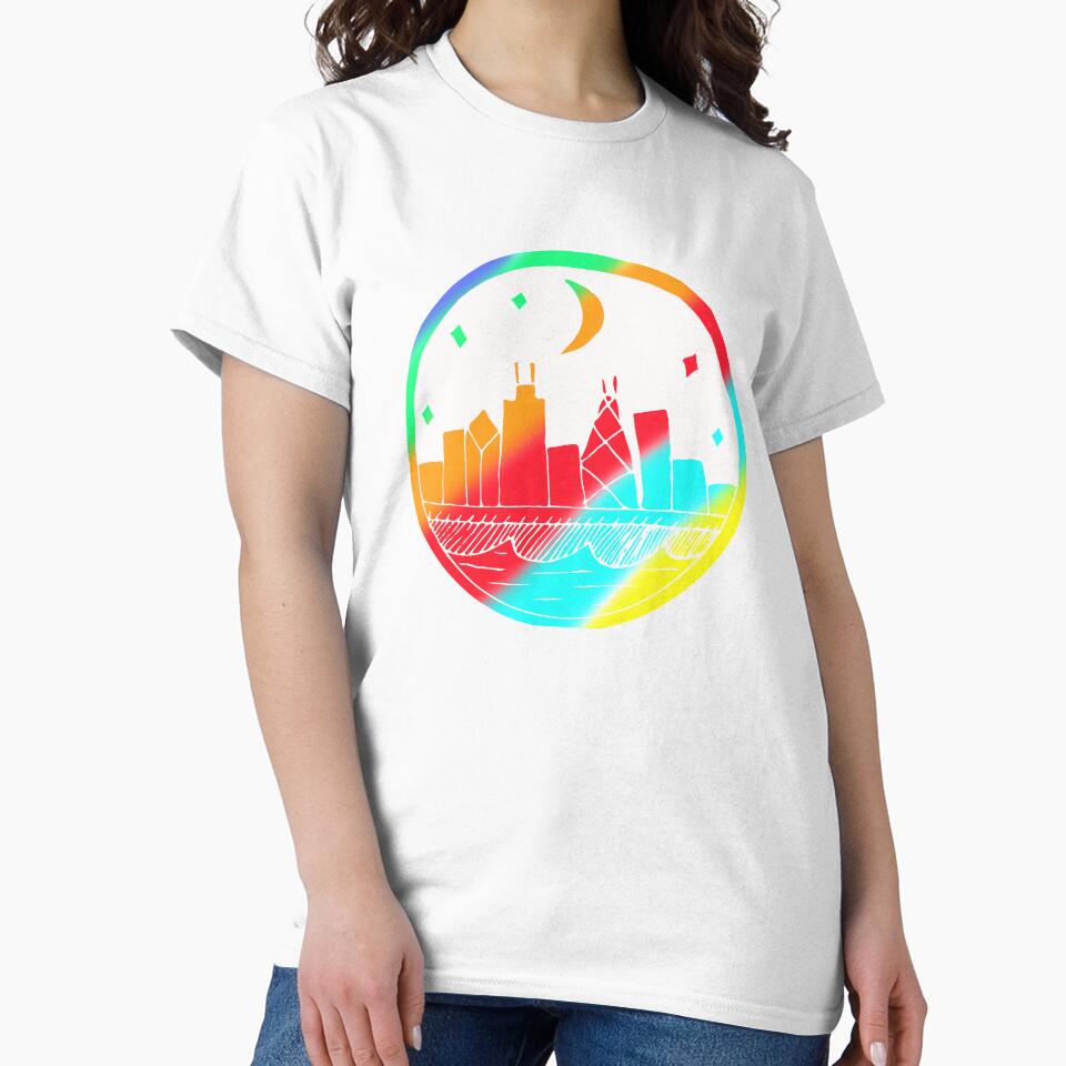 Colorful Building Art Design Gift Idea by werdanepo