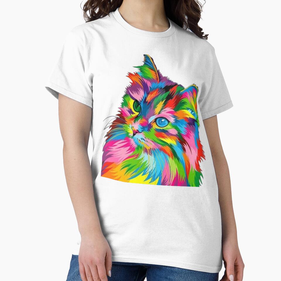 Colorful cat by Silence has weight
