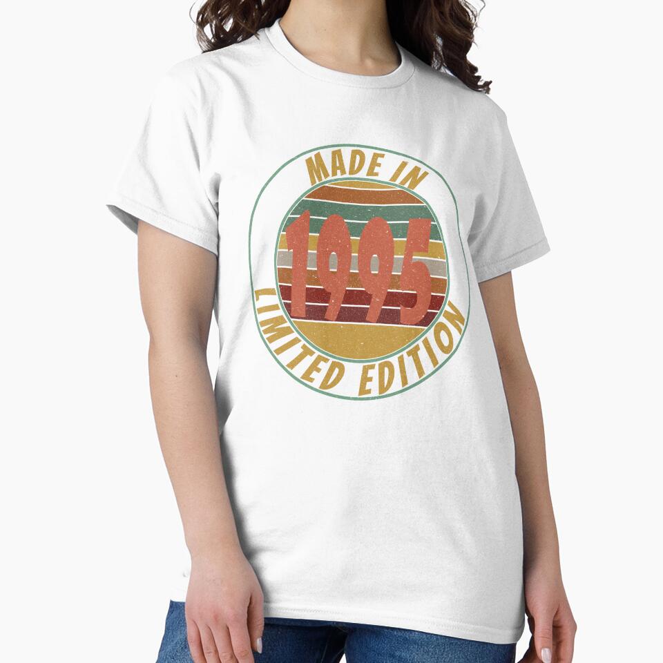 Made In 1995 Limited Edition Retro Vintage by Qudkin