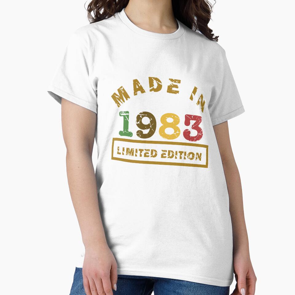 Made in 1983 - Limited Edition / Born in 1983 by shirtorama-de
