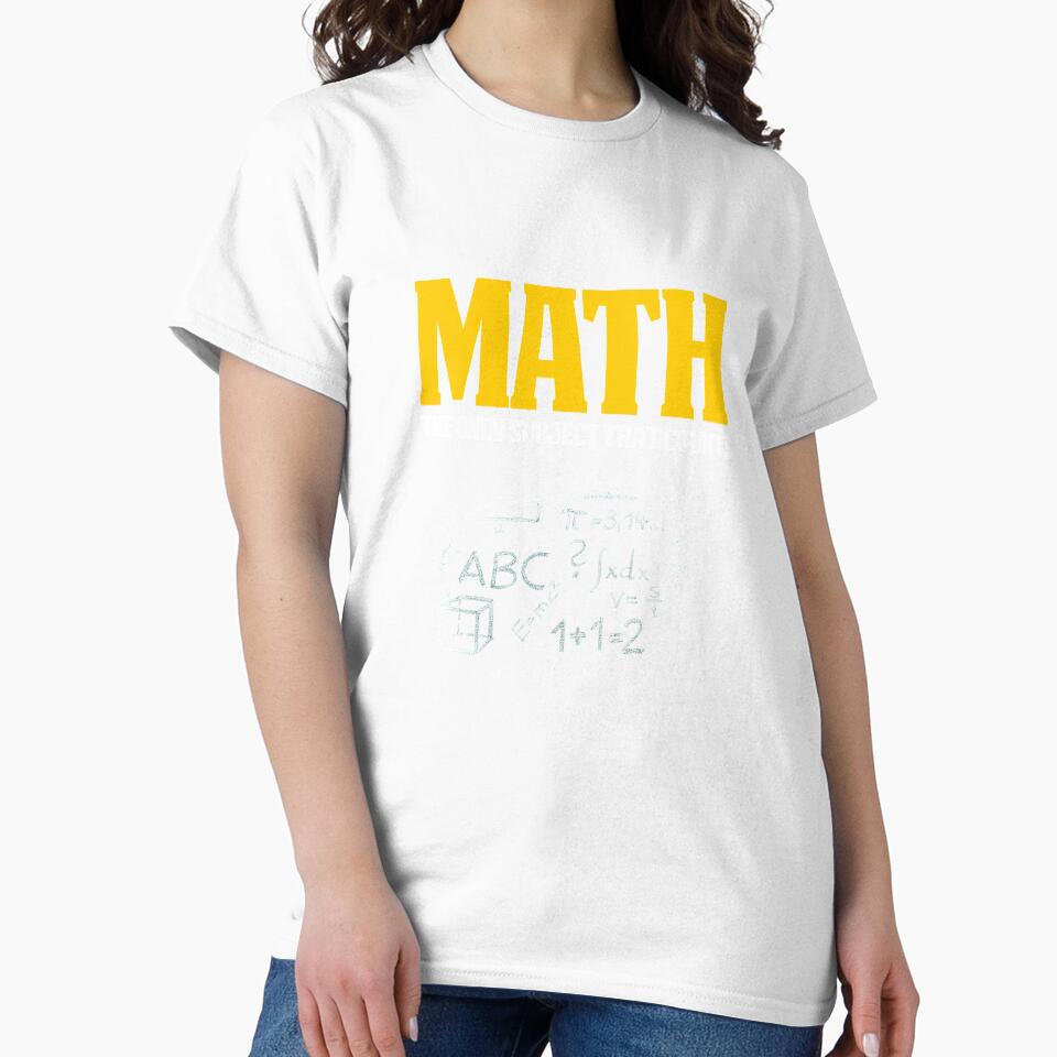Funny Math Shirts Great Math Gift Math Counts With Equations by drwigglebutts