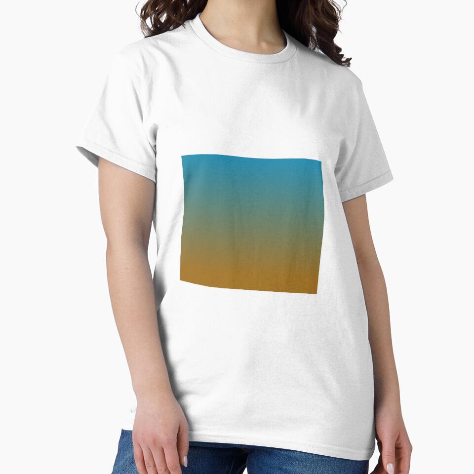 ROYALE - Minimalist Blue to Golden Brown Gradient Ombre by GRDNT