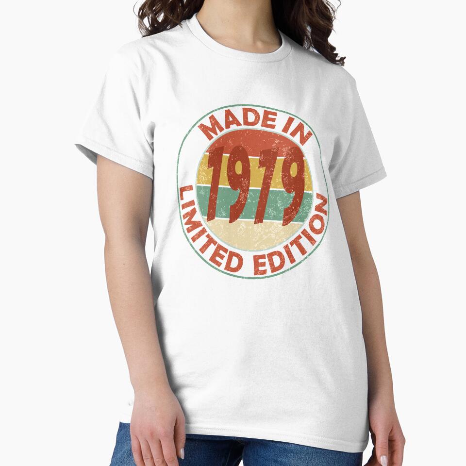 Made In 1979 Limited Edition Retro Vintage by Qudkin