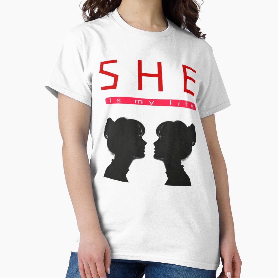 She is my life gift for wife, gift for girlfriend, gift for girlfriend birthday by Tzemo101
