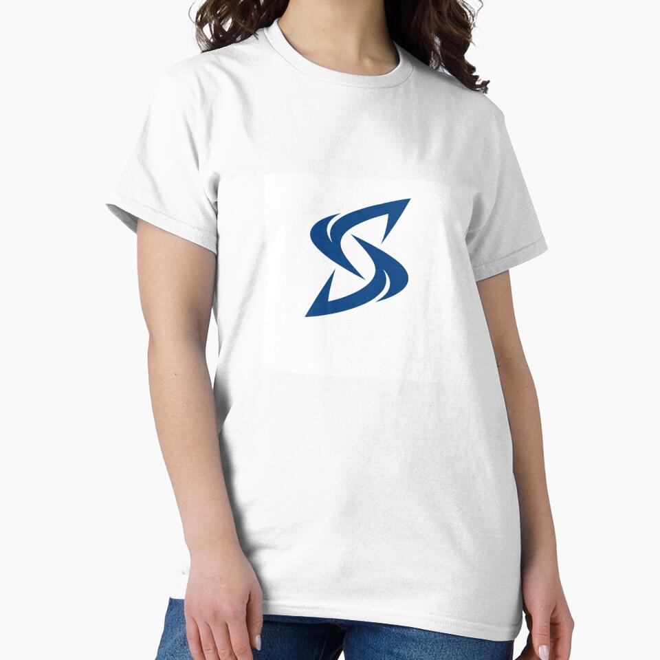 SwingShark Official Brand Logo - Minimalist Shark Fin S by SwingShark