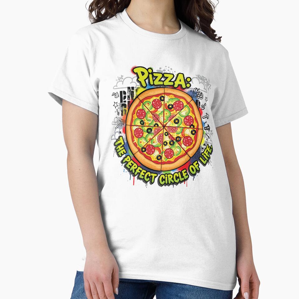 The Perfect Circle of Life is Pizza by Suzthewall