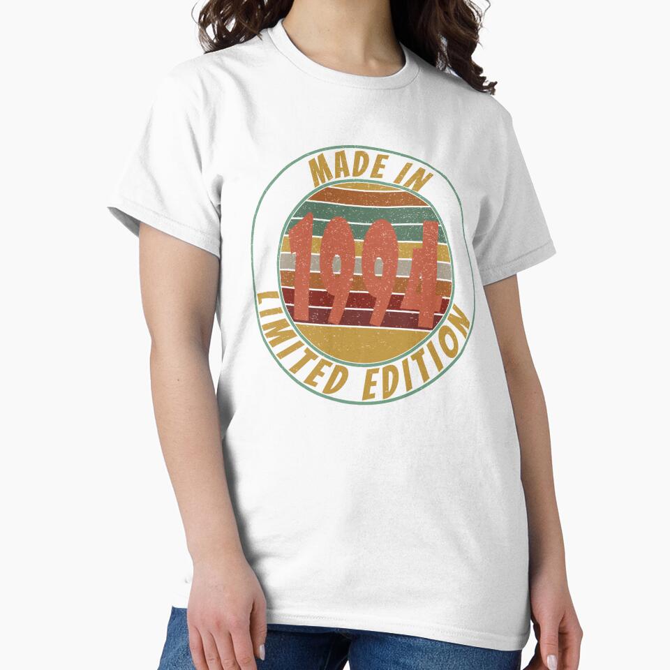 Made In 1994 Limited Edition Retro Vintage by Qudkin