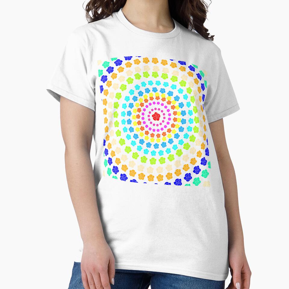 Colorful rose pattern by Darkies-store