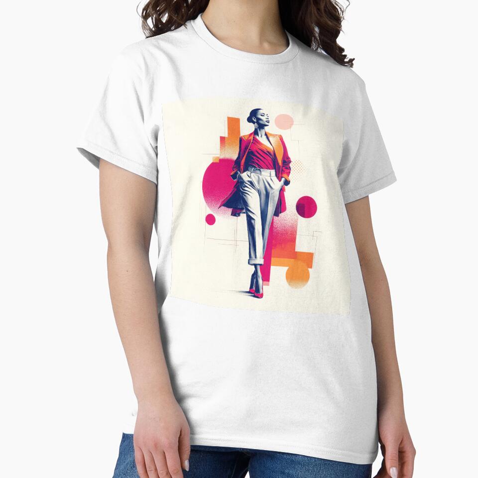 Fashion model showcases vibrant urban style by CreativeLarysa