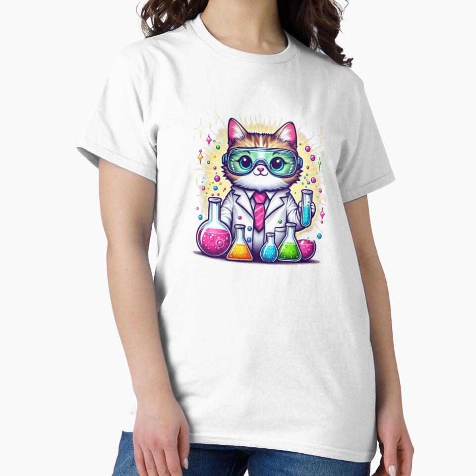Funny Spooky Cats in STEM by StemMerch247