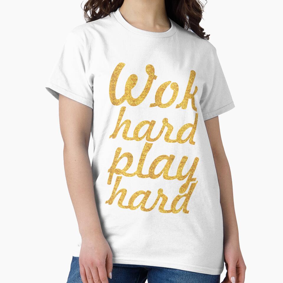 Work hard play hard - Gym Motivational Quote by Powerofwordss