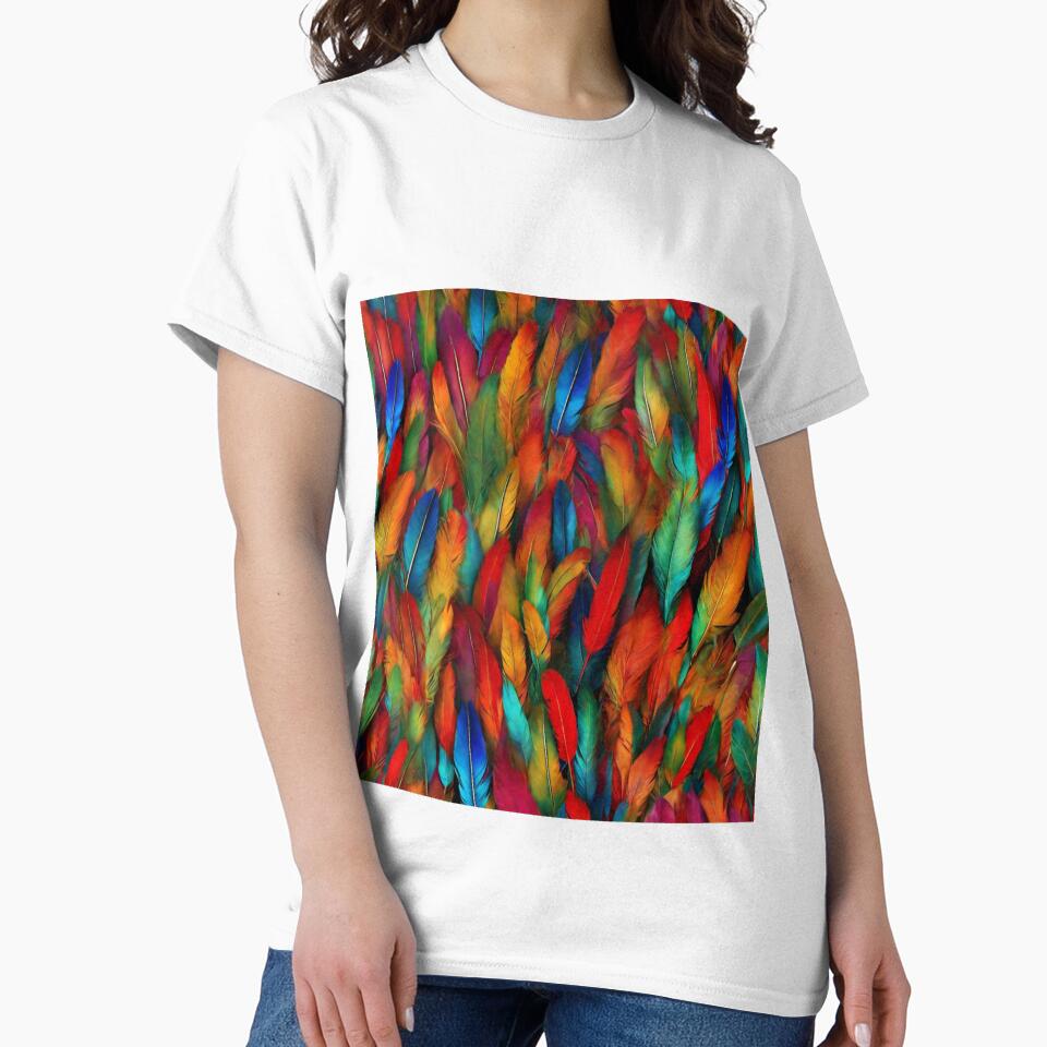 feather multi color pattern by Md Rashid  Hasan
