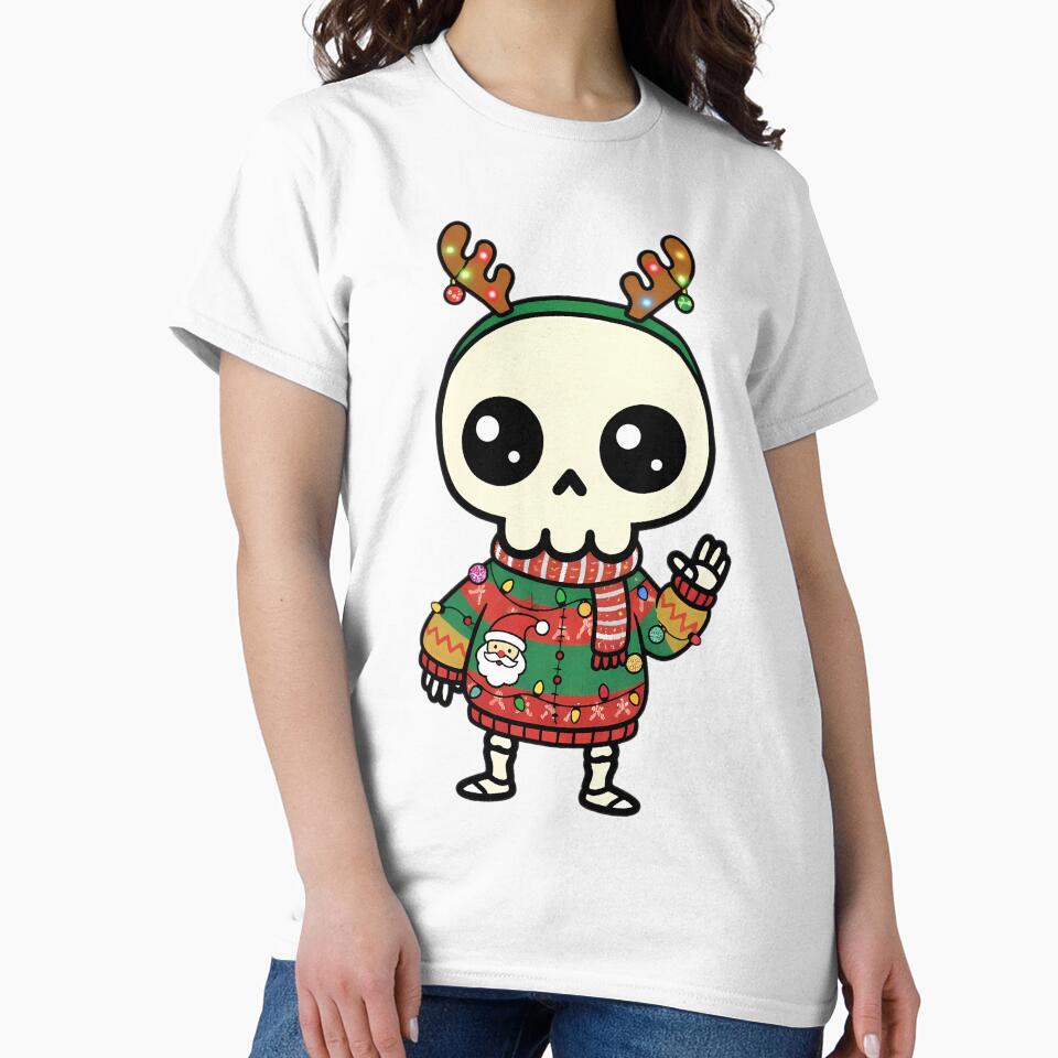 Christmas Sweater Boonis Skeleton by Boonis Skeleton