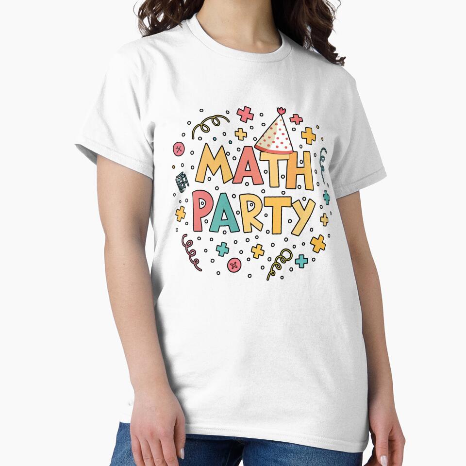 Math Party - Fun Colorful Design for Math Lovers by the science zoo