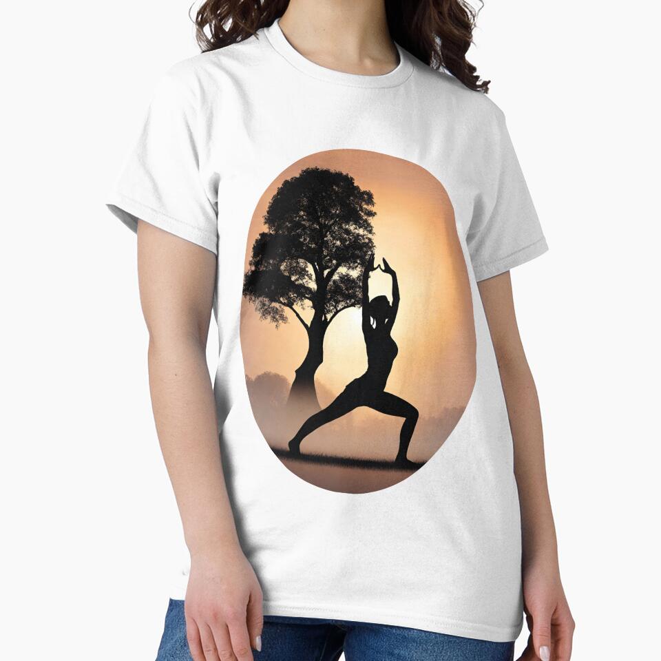 Yoga the tree by Toms Tee