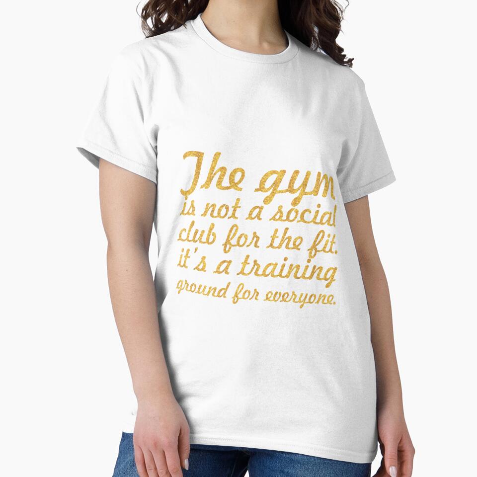 The gym is not a... Gym Motivational Quote by Powerofwordss