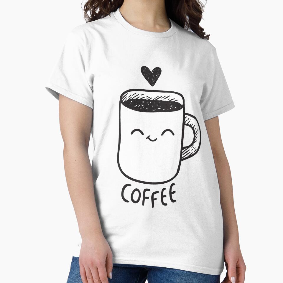 Coffee (one of the paired t-shirts - look at "Cream" design:) by kostolom3000