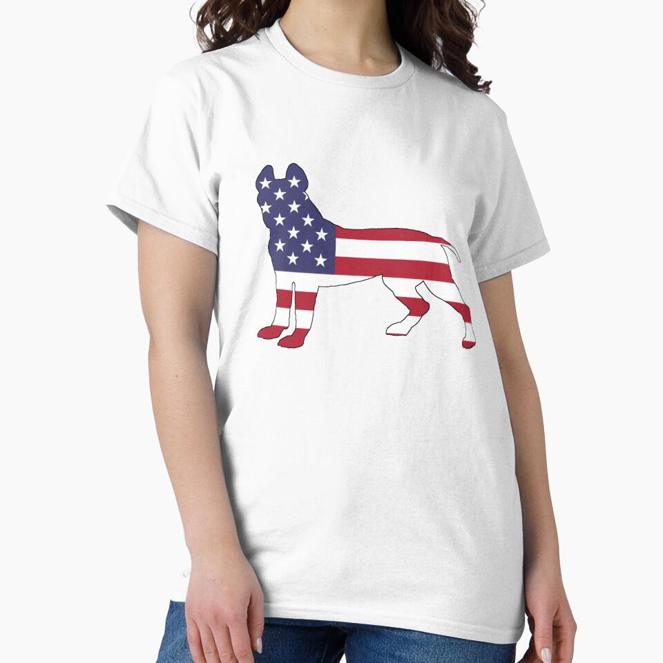American Flag - Pit Bull Terrier by DelirusFurittus