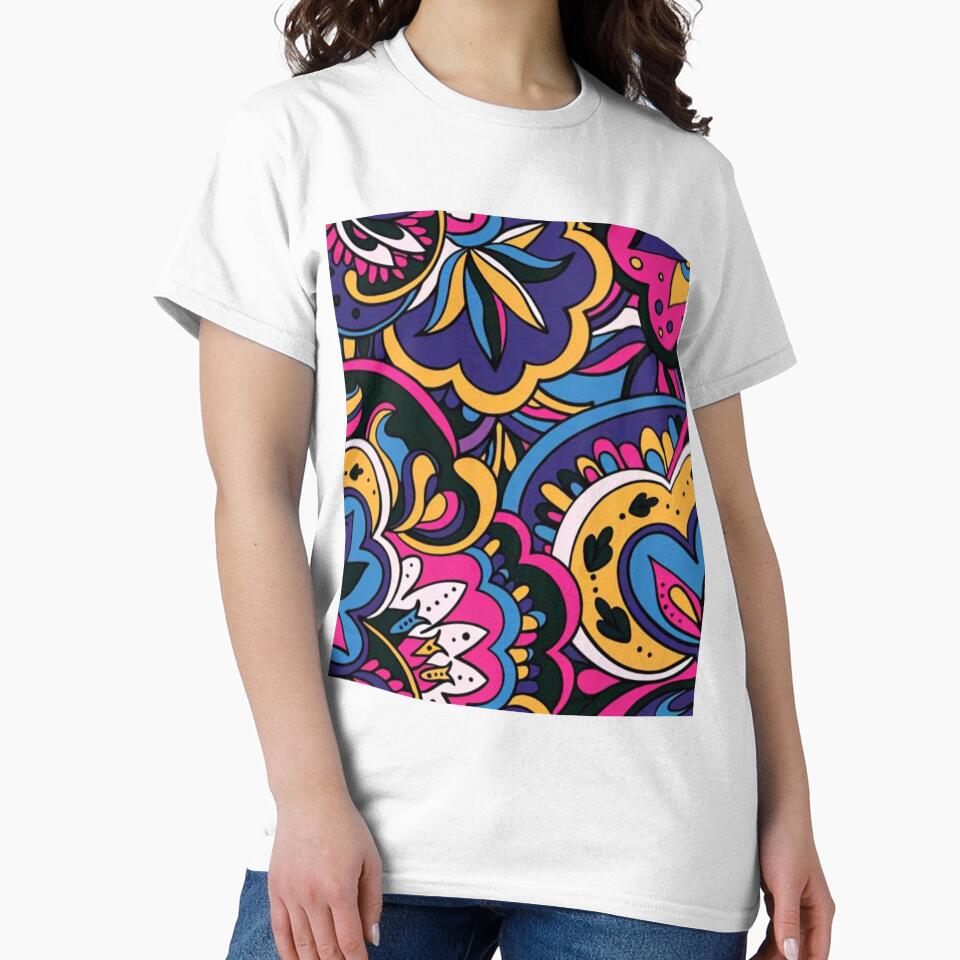 Colorful Floral Pattern by TheSkullArmy