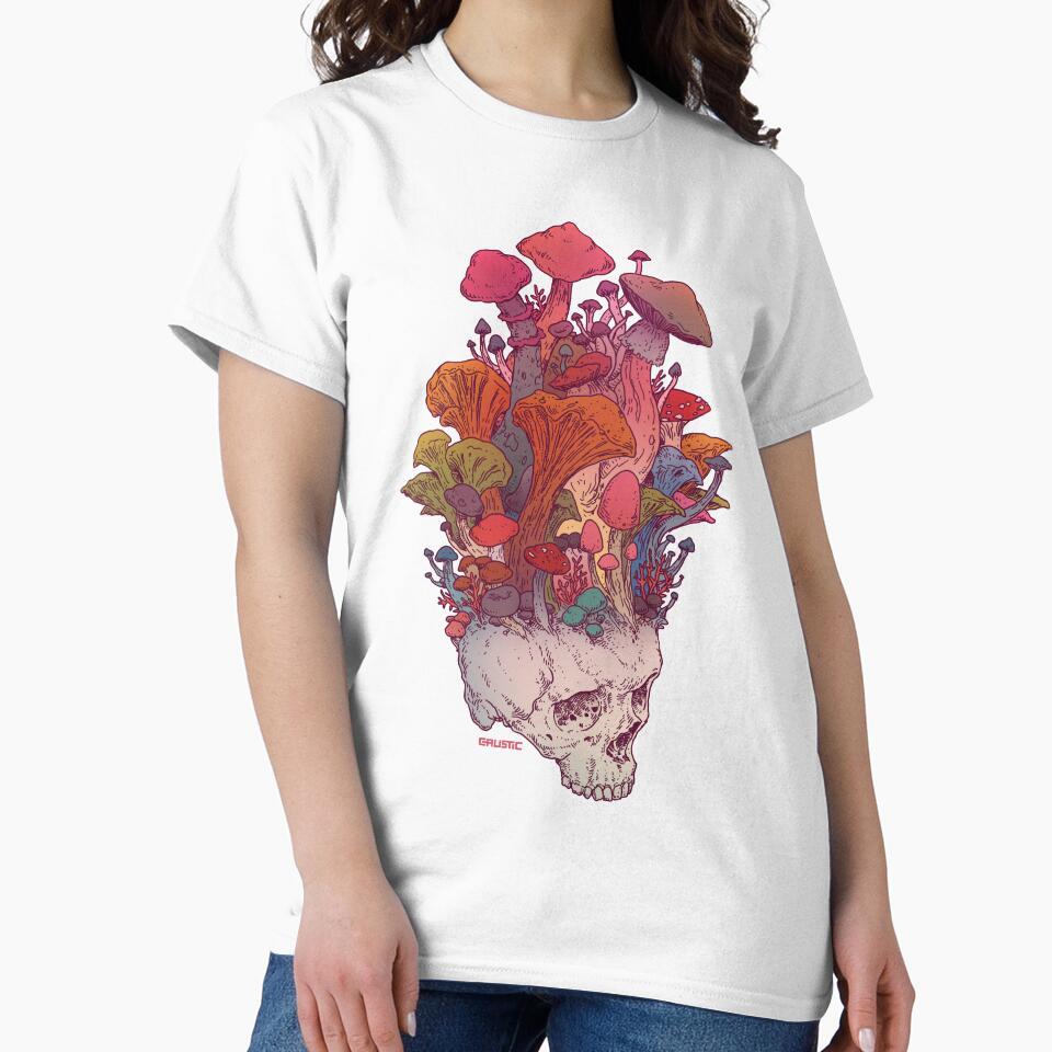 Skull Mushroom by ArtOfCaustic