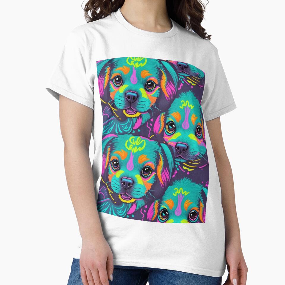 Funky Art Puppy 1 by Maylene1