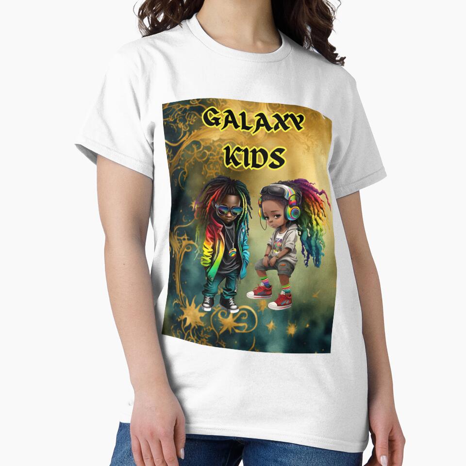 Colorful Galaxy Black Kids Collection I by AGillis691