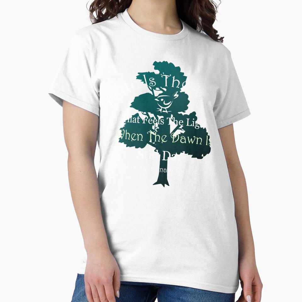 Motivational Tagore Quote With Tree by Oirabot