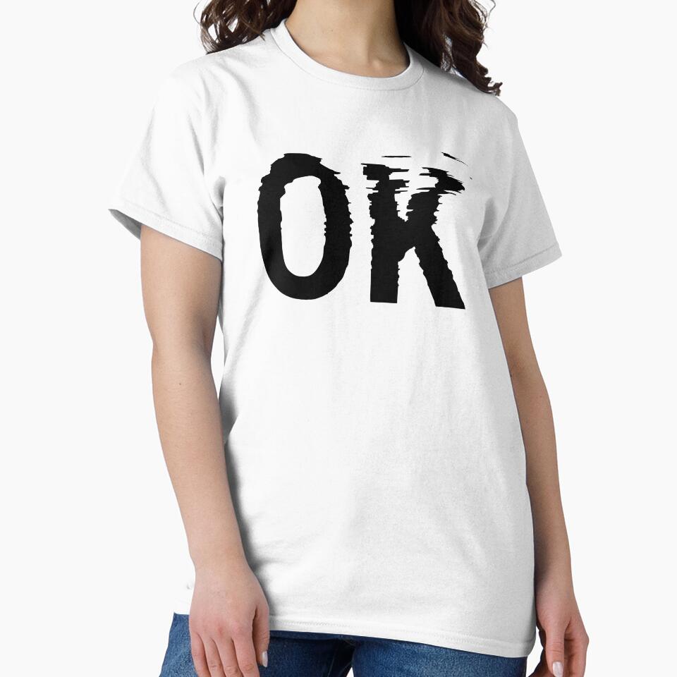 Copy of OK - black - back by Lateef Prints