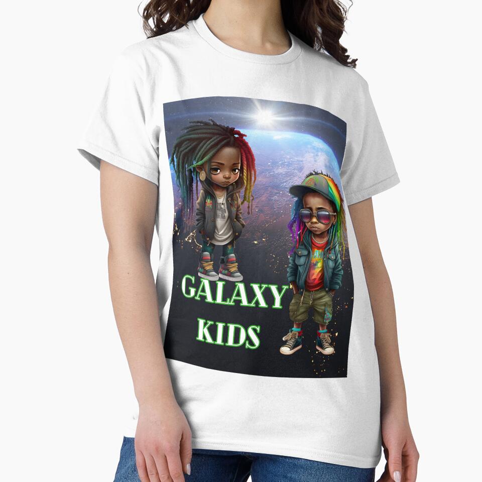 Colorful Galaxy Black Kids Collection III by AGillis691