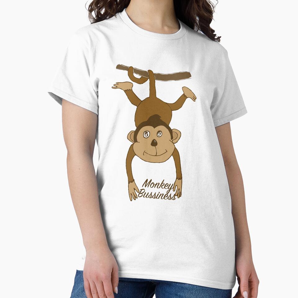 Monkey Business, funny business, fun, trending by FEEL GOOD CLUB DESIGNS