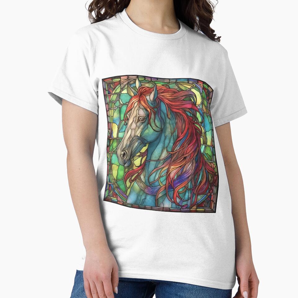Stain Glass Red Horse I Collection by AGillis691