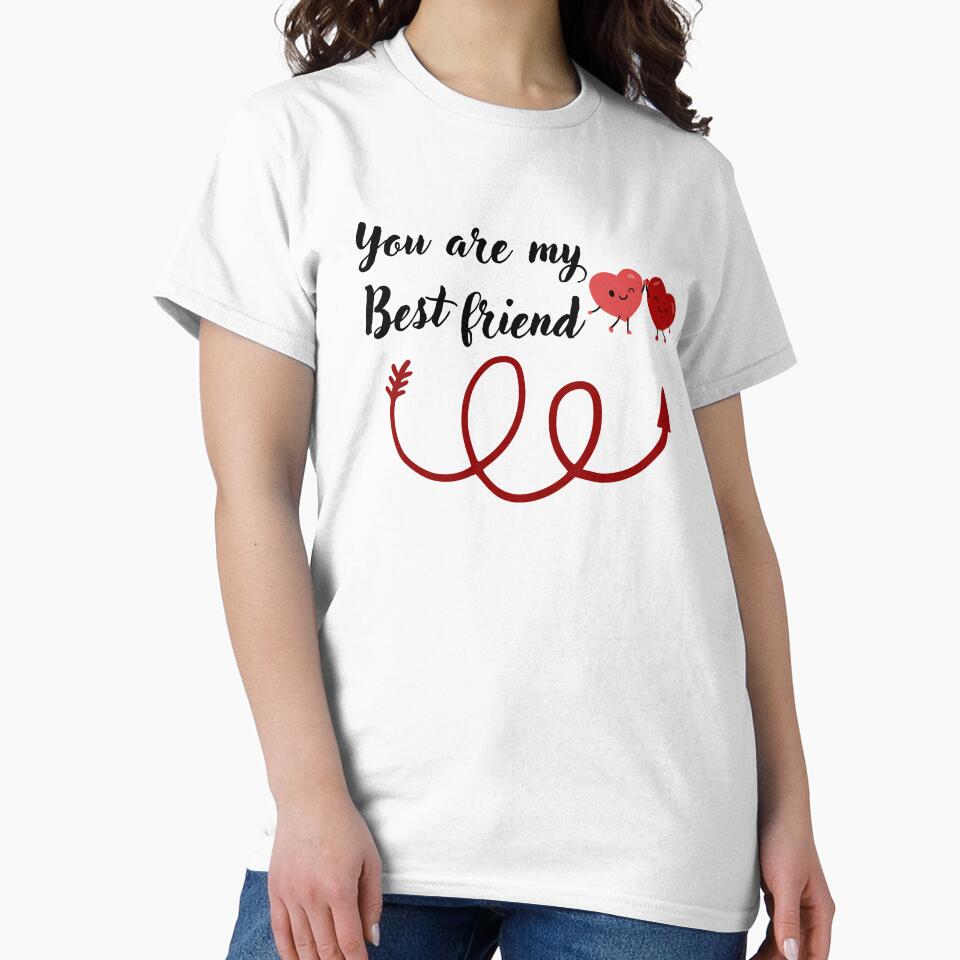 You Are My Best Friend – Cute Friendship Quote Aesthetic Design for Besties, BFF Gift & Positive Vibes by Art IN Pack