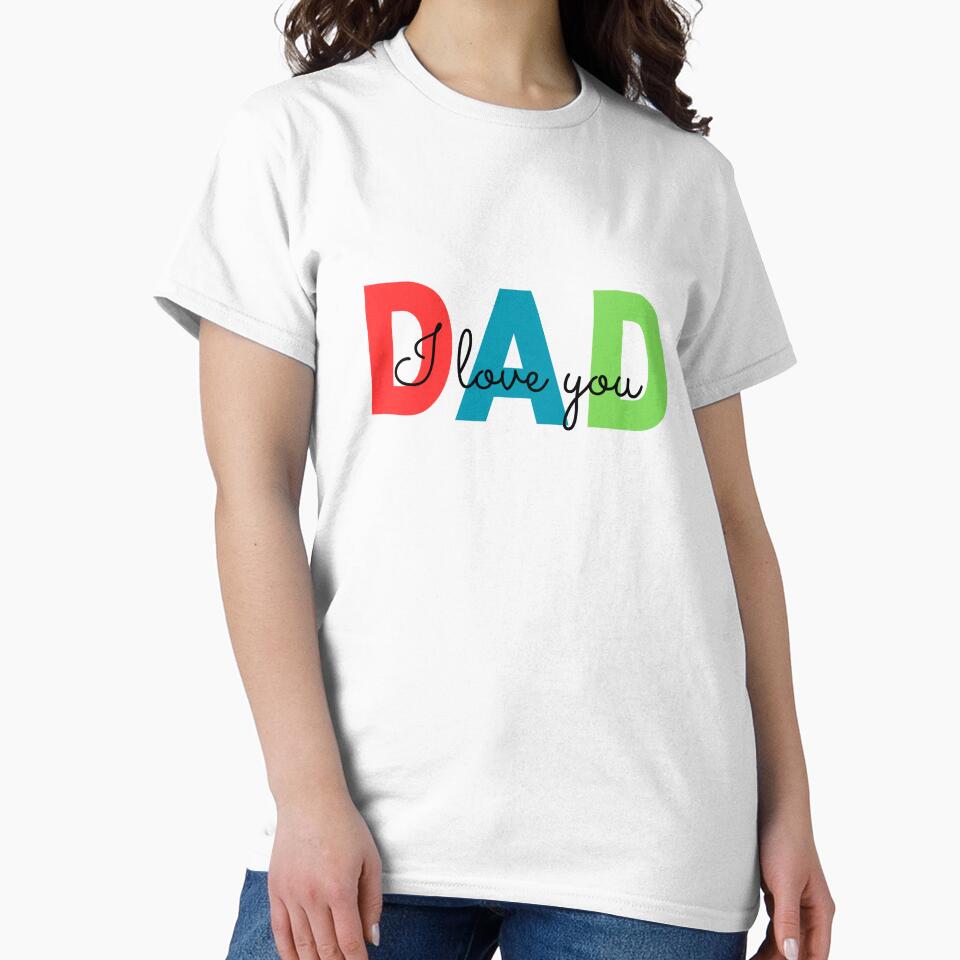Dad I love you, Gift for dad, father's day, by K.M. Creations