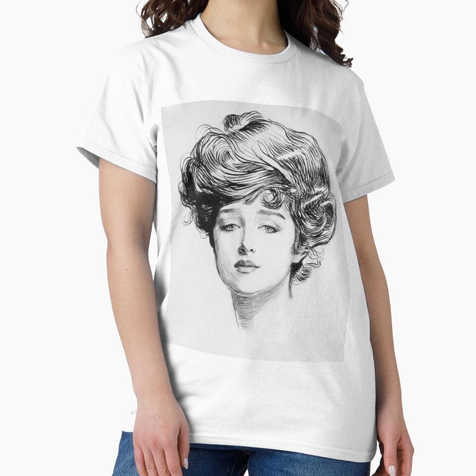 Gibson Girl (1891) - Charles Dana Gibson by SALON DES ARTS