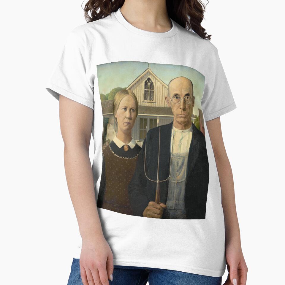 American Gothic (1930) - Grant Wood by SALON DES ARTS