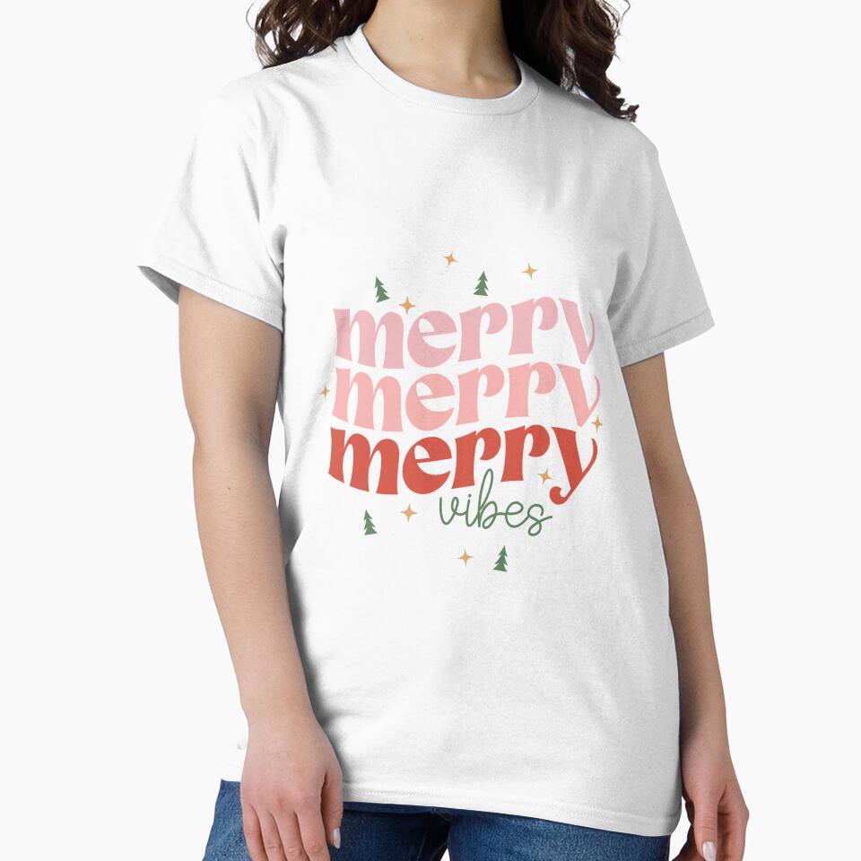 Merry vibes christmas merry christmas vibes xmas by CreativaNook