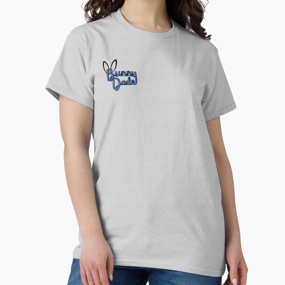 Bunny Dad, text in blue! - A Derpybird design by YOjosie