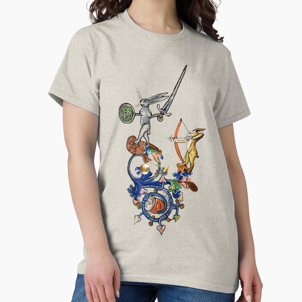 WEIRD MEDIEVAL BESTIARY Killer Rabbits  With Sword and Bow by BulganLumini